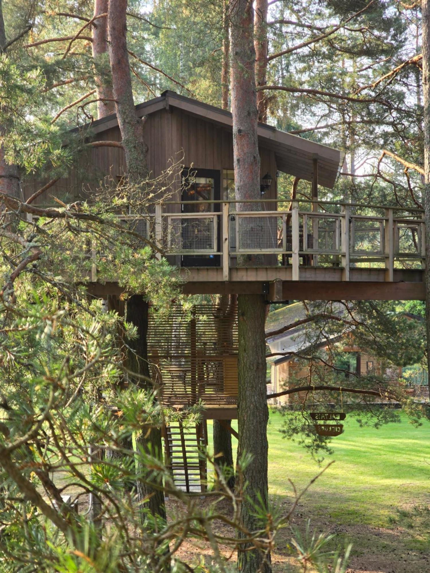 Dukuri Treehouse Ciekursヴィラ エクステリア 写真